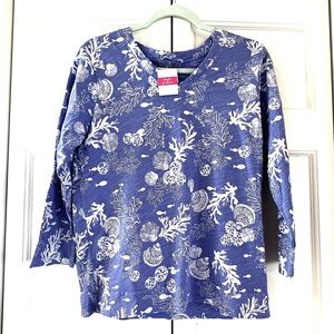 Fresh Produce White Sands 3/4 Sleeve Top